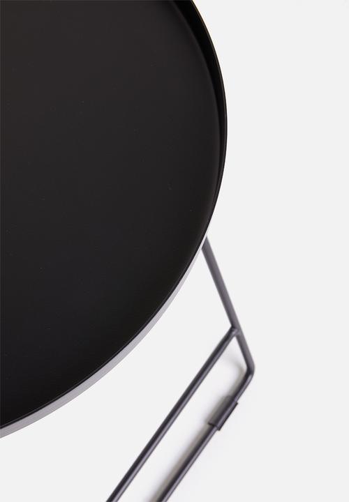 Sixth Floor - Jax side table - black