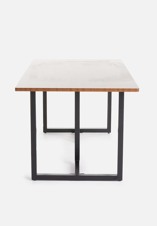 Sixth Floor - Industrial dining table - brown