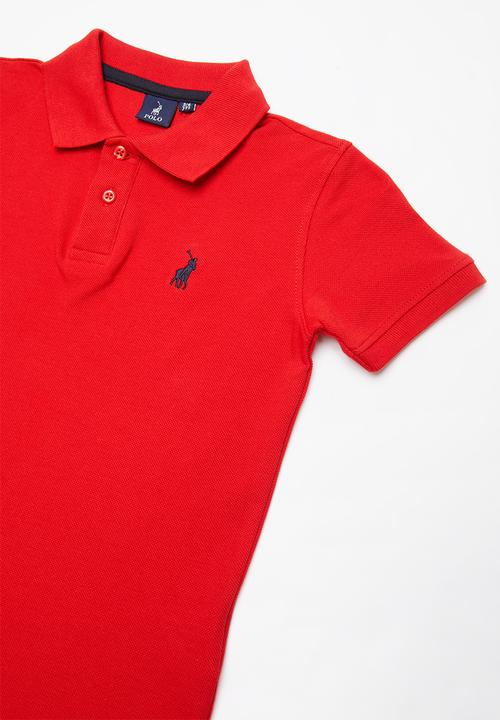 POLO - Austin short sleeve golfer - red