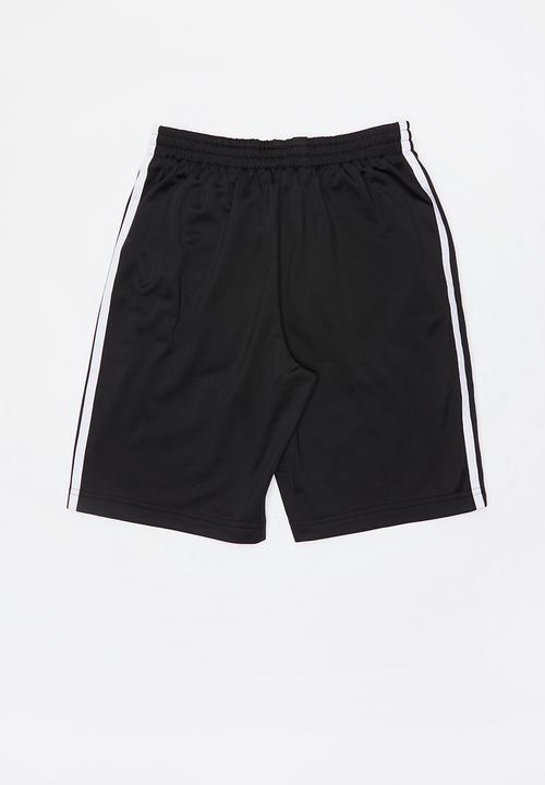 adidas Originals - 3 Stripe tricot short - black & white