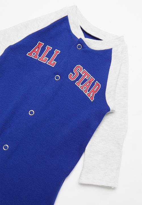 Converse - Cnvb-retro spt fotted coverall - blue & grey 