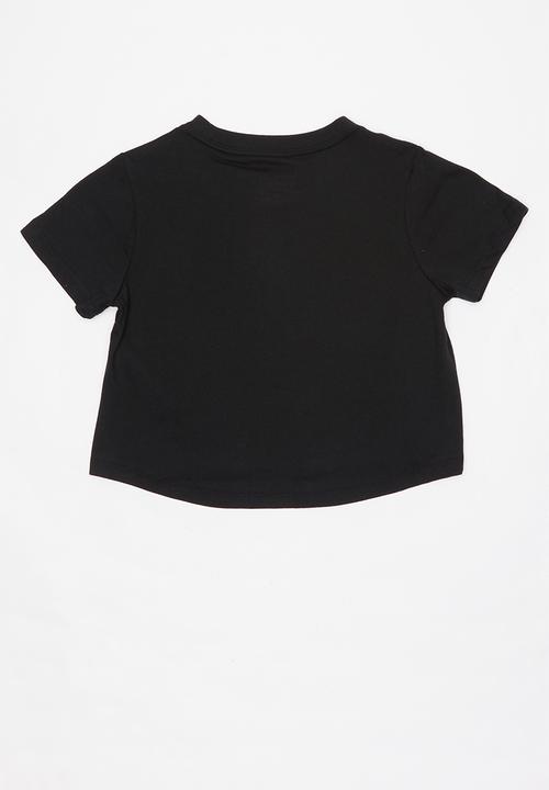 Nike - G nsw tee stmt crop - black