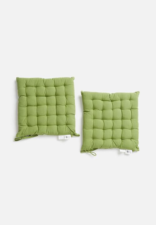 Sixth Floor - Seat cushion set - olive green