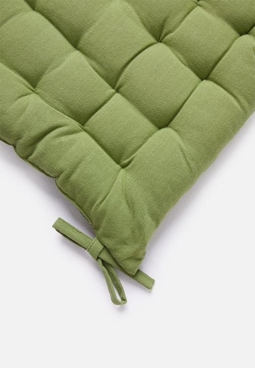 Sixth Floor - Seat cushion set - olive green