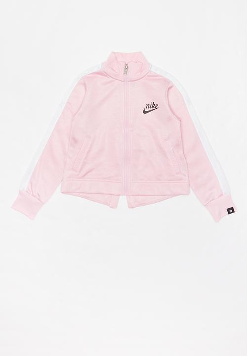 girls pink nike jacket