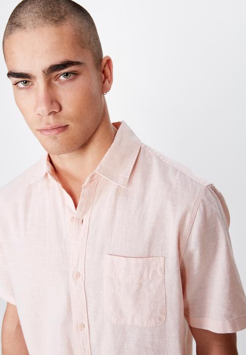 Cotton On - Premium short sleeve shirt - pink 