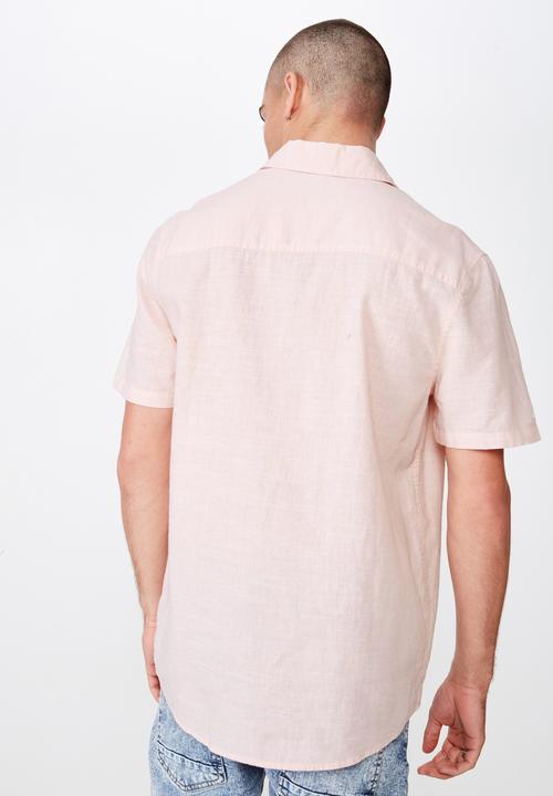 Cotton On - Premium short sleeve shirt - pink 