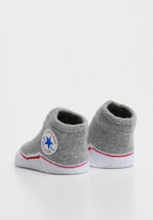 Converse - Converse chuck bootie 2 pack - grey & red