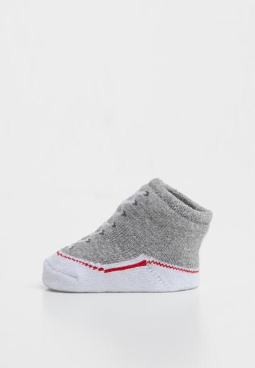 Converse - Converse chuck bootie 2 pack - grey & red