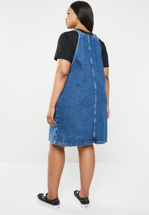 New Look - Charlotte buckle pinafore -  blue