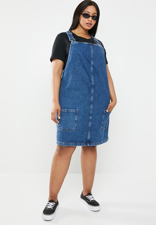 New Look - Charlotte buckle pinafore -  blue