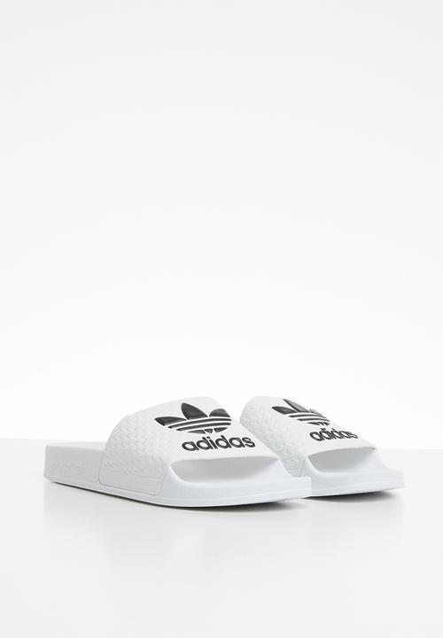 adidas Performance - Adilette j - black & white