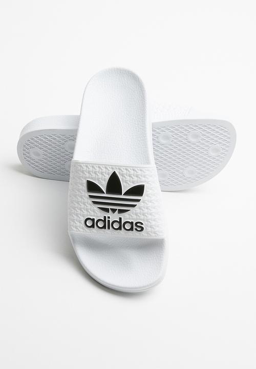 adidas Performance - Adilette j - black & white