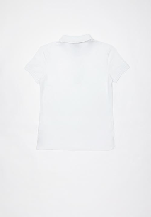 POLO - Girls nina short sleeve golfer - white