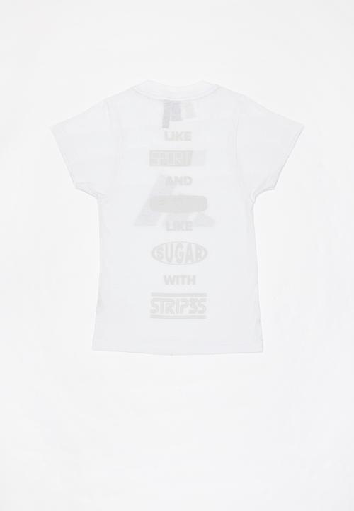 adidas Performance - Girls Adidas performance T-shirt - white & black