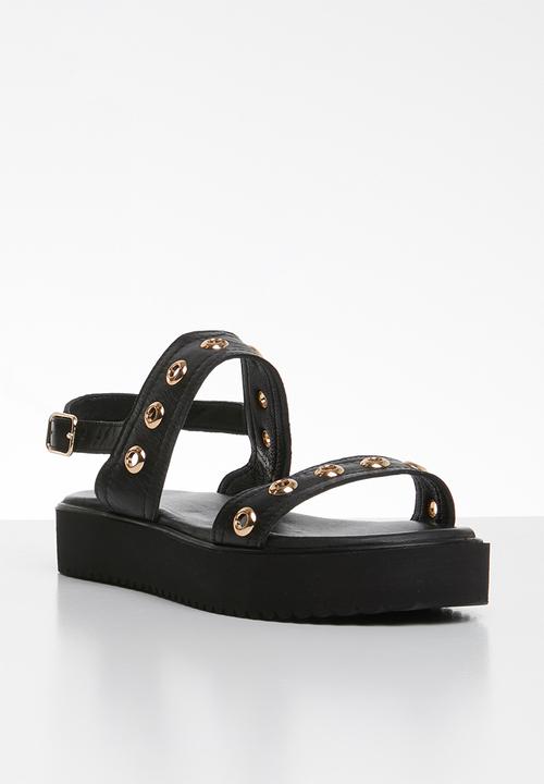 ALDO - Urarandra leather sandal - black