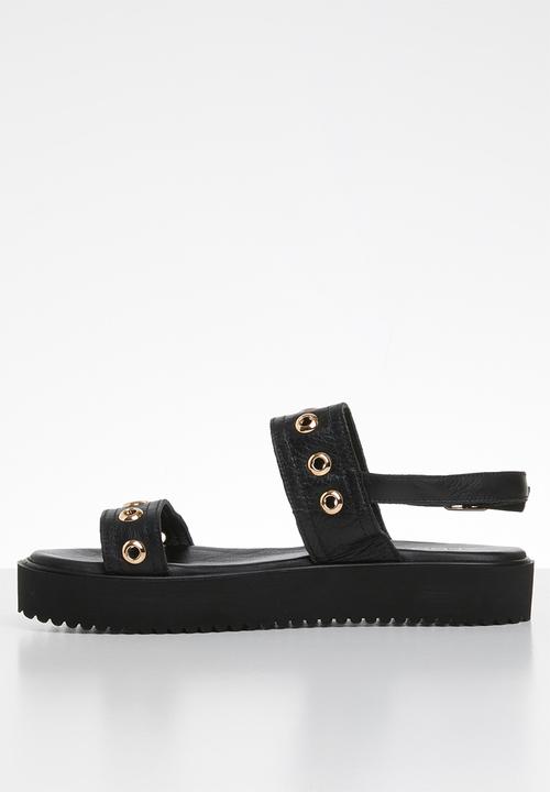 ALDO - Urarandra leather sandal - black