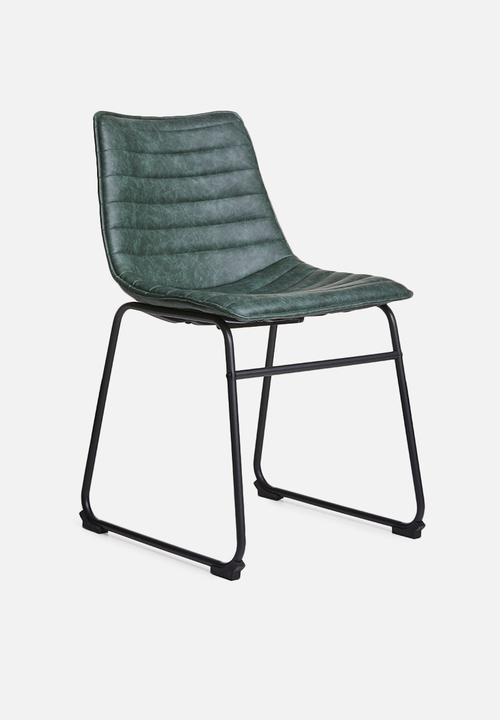 Sixth Floor - Panel dining chair - green