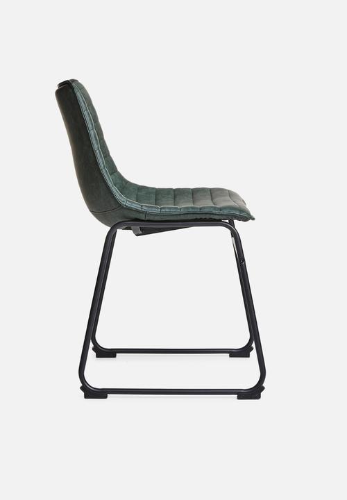 Sixth Floor - Panel dining chair - green