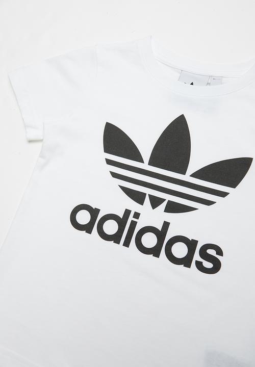 adidas Originals - Little boys trefoil tee - white & black