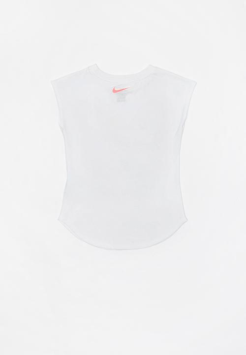 Nike - Nike girl script futura mod short sleeve tee - white 