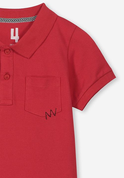 Cotton On - Kendricks polo - red
