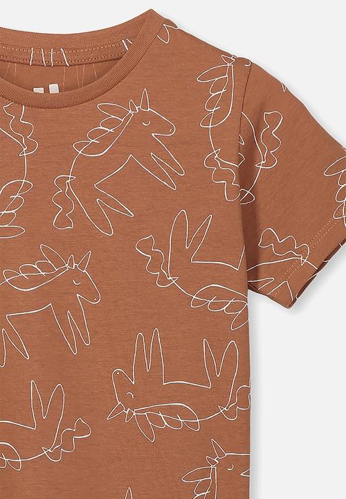 Cotton On - Penelope short sleeve tee - brown