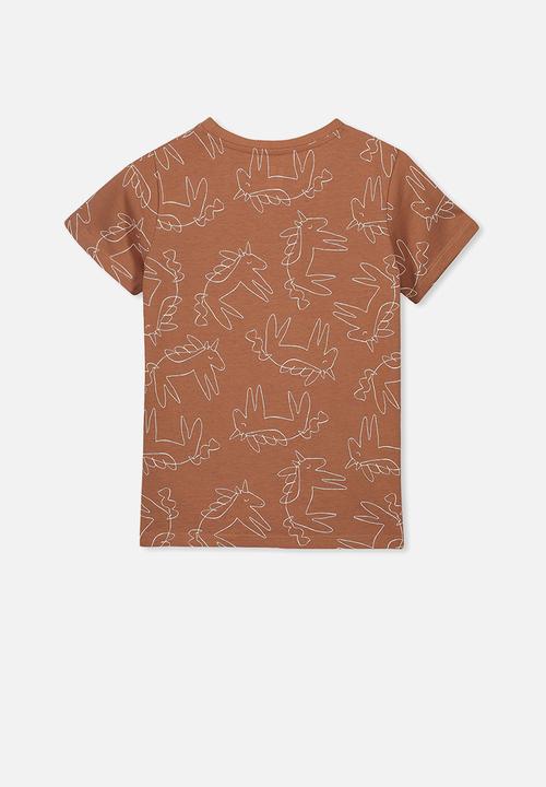 Cotton On - Penelope short sleeve tee - brown