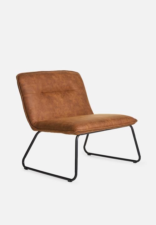 Sixth Floor - Cross chair - brown