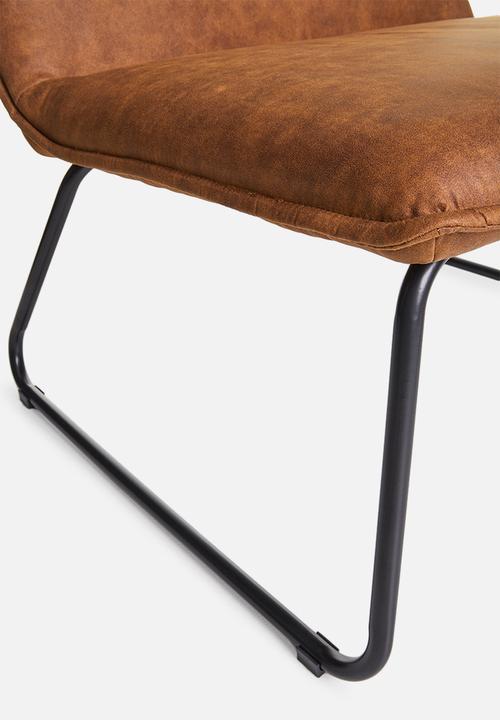 Sixth Floor - Cross chair - brown