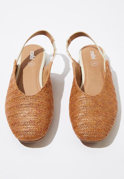 Cotton On - Olivia square toe slingback - tan