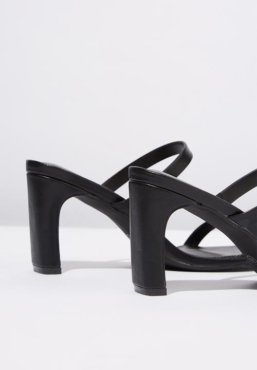 Cotton On - Faux leather mule - black