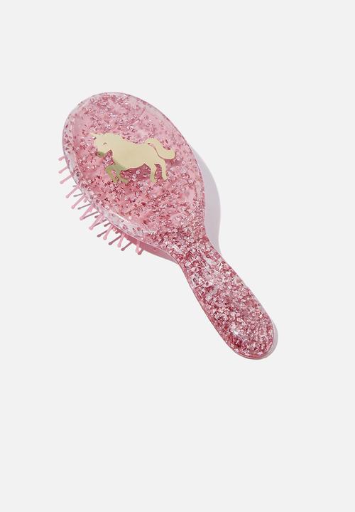 Cotton On - Knot messy hair brush - pink