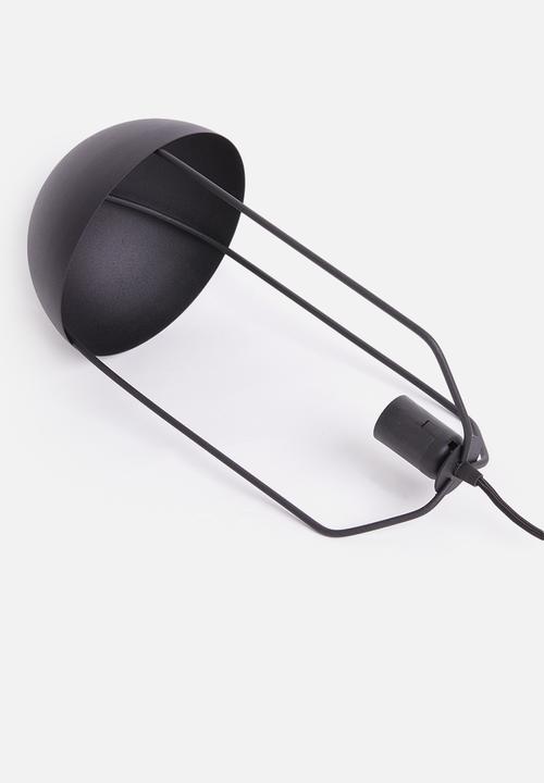 Sixth Floor - Planter pendant - black