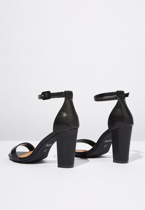 Cotton On - San luis heel - black