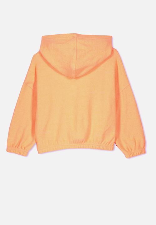 Cotton On - Suvi crop hoodie - orange