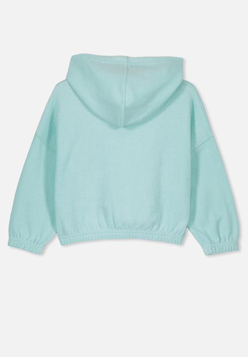Cotton On - Suvi crop hoodie - blue