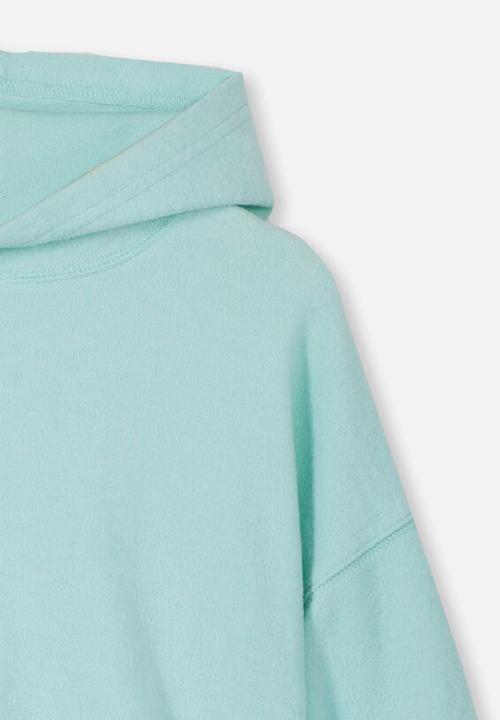 Cotton On - Suvi crop hoodie - blue