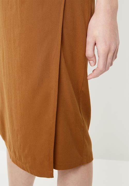 Superbalist - Midi wrap skirt - tan