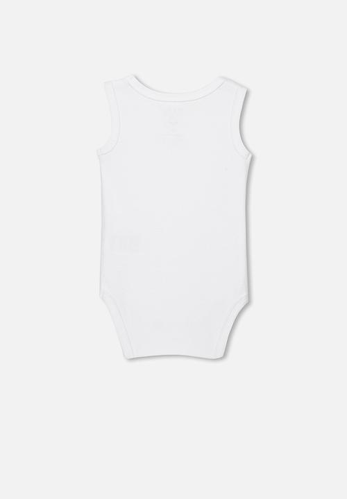 Cotton On - The singlet bubbysuit - white