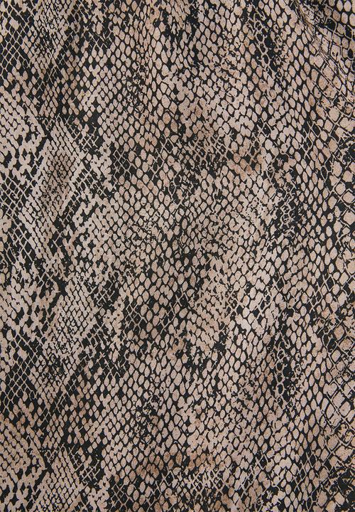 Superbalist - Snake skin paperbag trouser - black & brown