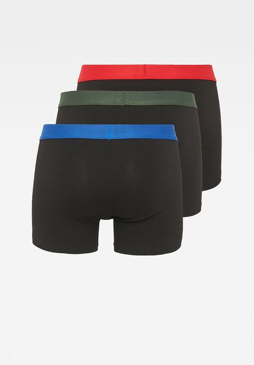 G-STAR - 3 pack tach trunks - black