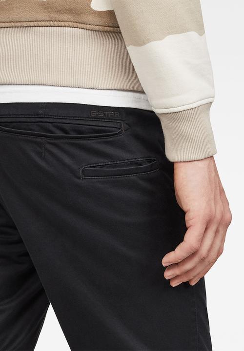 G-STAR - Vetar slim fit chino - black