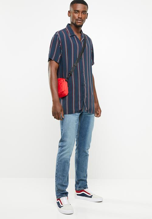 Jack & Jones - Charlie stripe shirt - navy