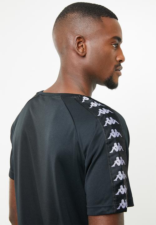 KAPPA - Banda coenly short sleeve tee - black & grey