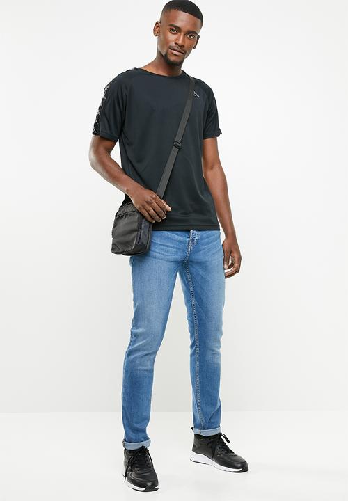KAPPA - Banda coenly short sleeve tee - black & grey
