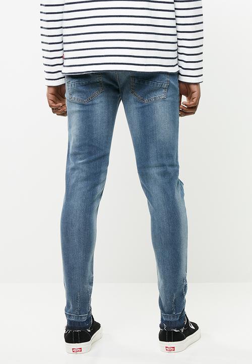 Brave Soul - Kurtisrip denim jeans - blue