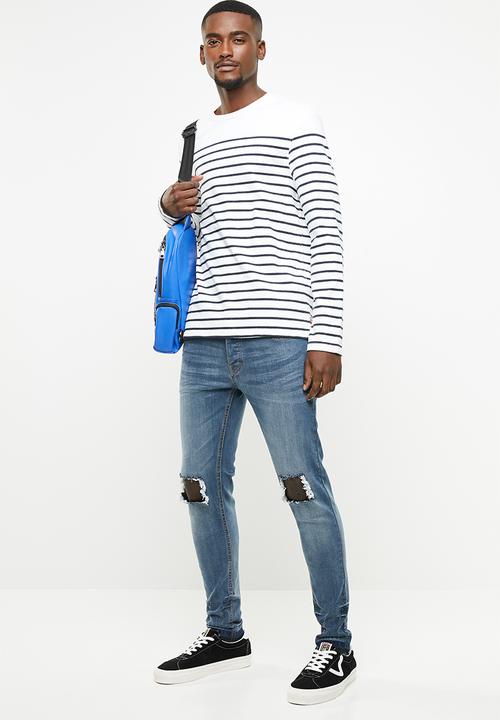 Brave Soul - Kurtisrip denim jeans - blue