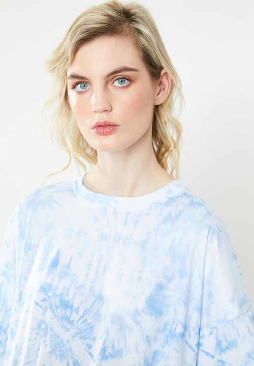 Superbalist - Printed boxy tee - blue