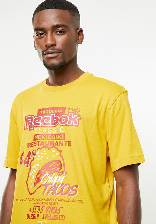 Reebok Classic - Cl tacos tee - yellow